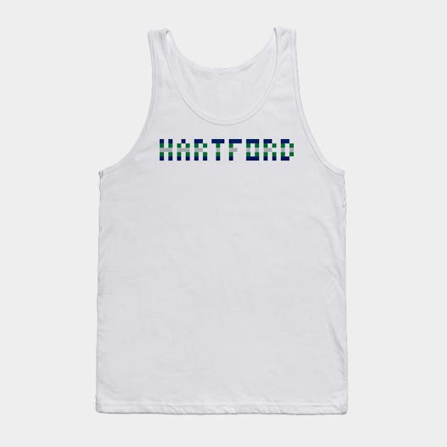 Pixel Hockey City Hartford 1997 Retro Tank Top by gkillerb